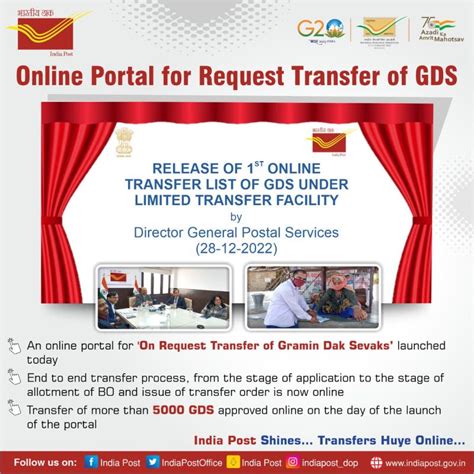 Online Gramin Dak Sevak Engagement : New Portal of.
